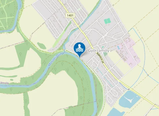 Map of Szabadstrand