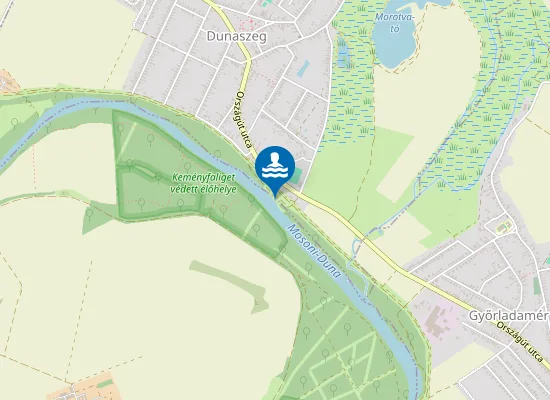 Map of Szabadstrand