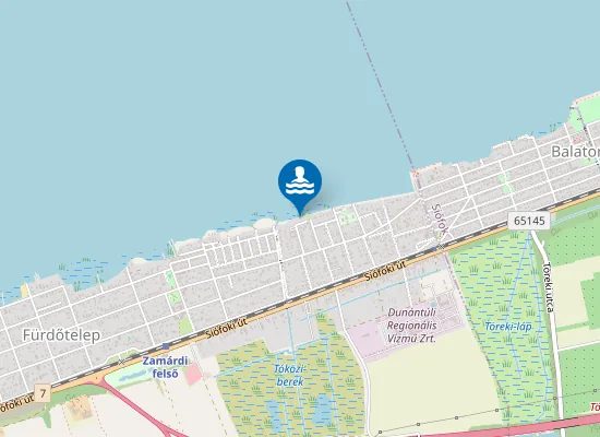 Map of Pici szabadstrand