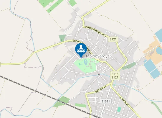Map of Strand-Nyári tábor