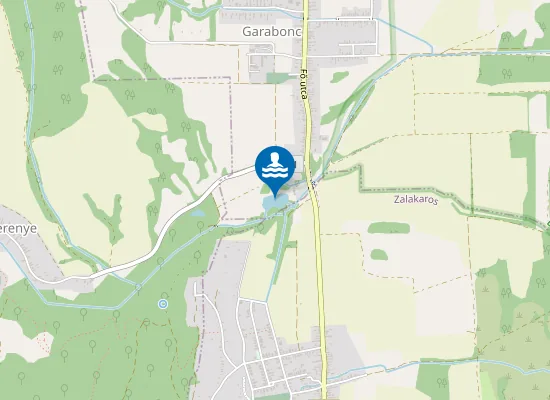 Map of Hotel Villa Natura tó