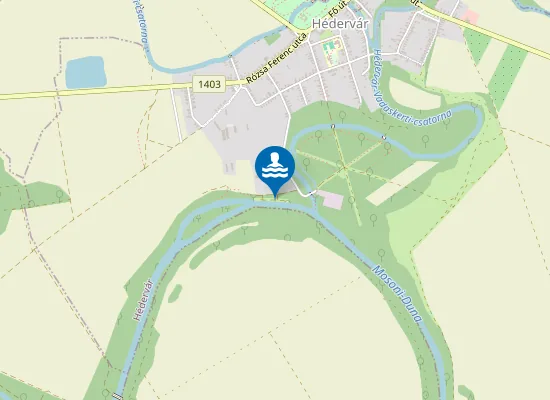Map of Fürdőhely