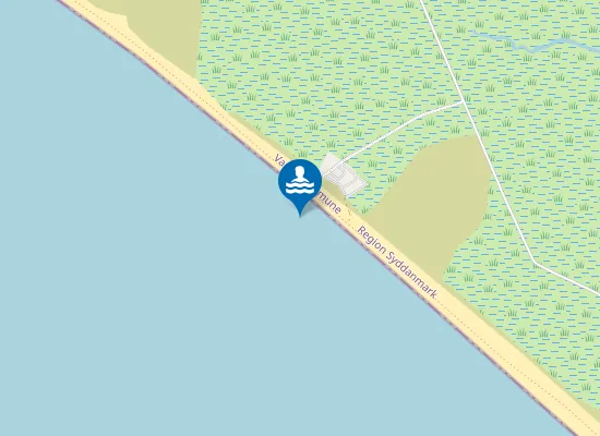 Map of SKALLINGEN VED HØJE KNOLDE STRAND