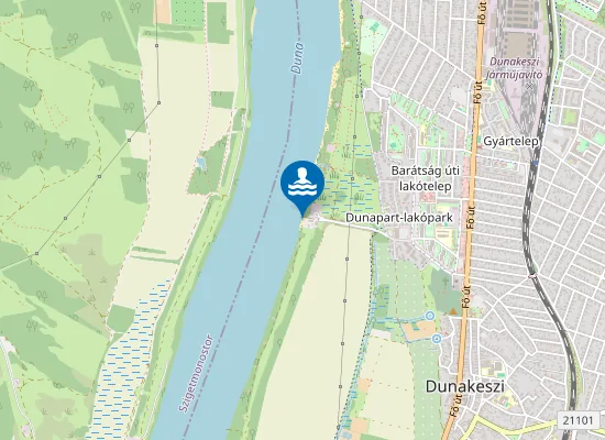 Map of Régi strand