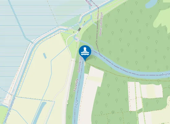 Map of Saj-foki kanyar