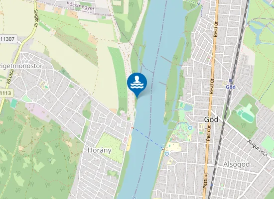 Map of Nudista strand