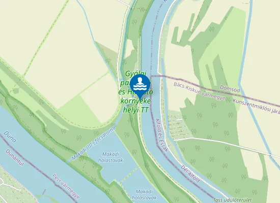 Map of Makádi szabadstrand