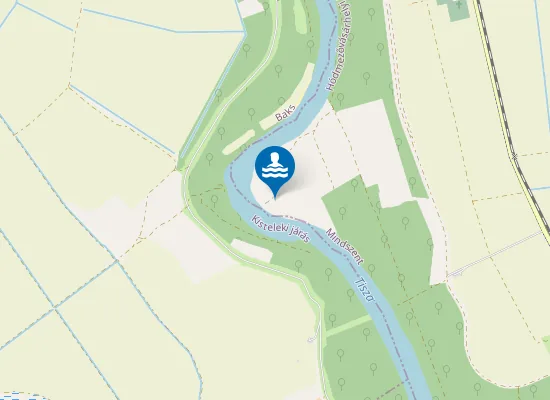 Map of Ányás Naturista Strand