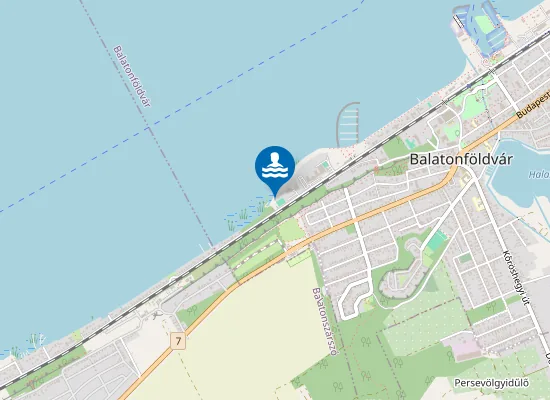 Map of Kutyabarát strand