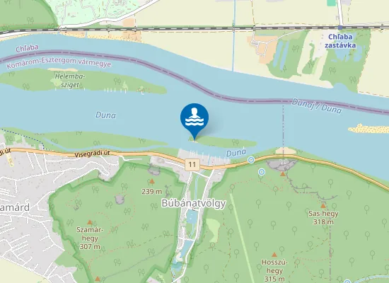 Map of Törpe-szigeti fürdőhely