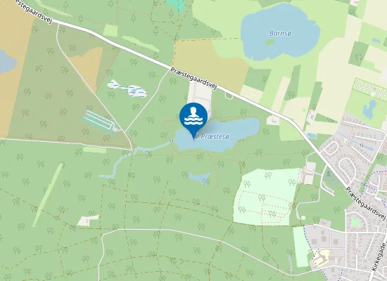 Map of Ål Præstesø
