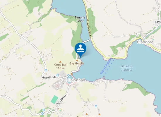 Map of Bathing Cove