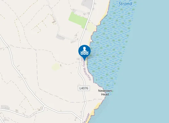 Map of Raheen Strand
