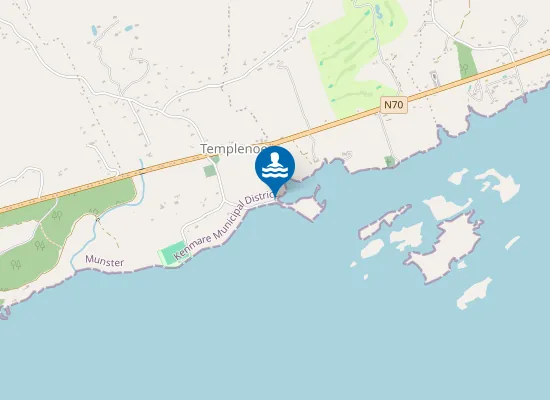Map of Coss Strand