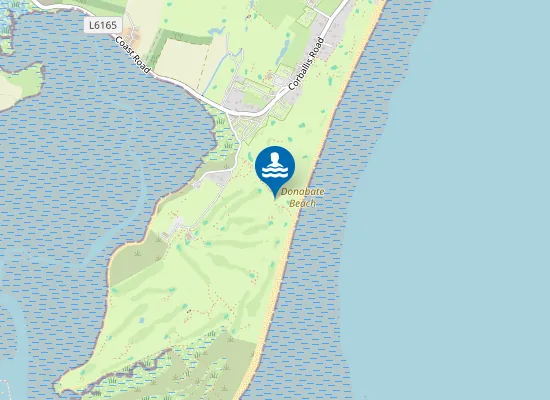 Map of Donabate Beach