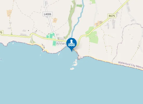 Map of Annestown Beach