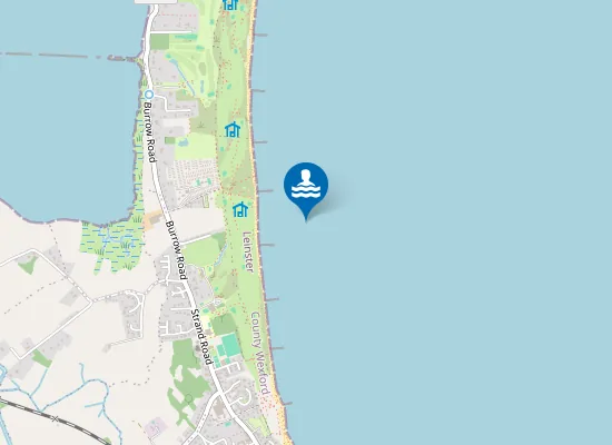 Map of Rosslare Strand Beach