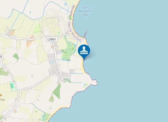 Map of Churchtown Beach / The Sandy Gripe