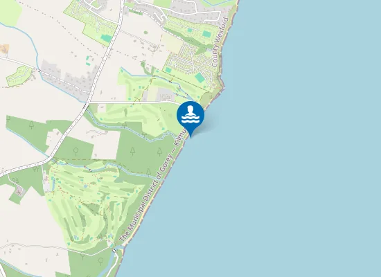Map of Duffcarrig Rocks Beach