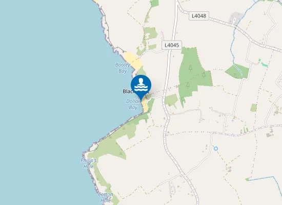 Map of Dollar Bay Beach