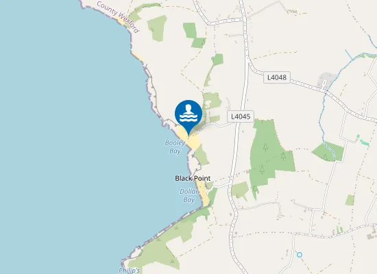 Map of Booley Bay Beach