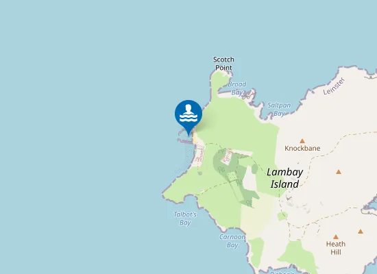 Map of Lambay Harbour