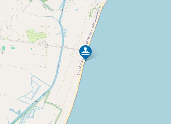 Map of Newtown Beach