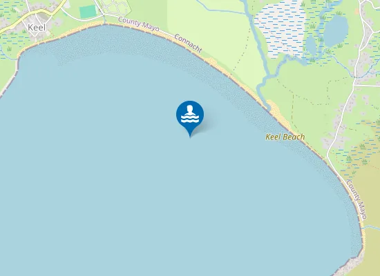 Map of Keel Beach