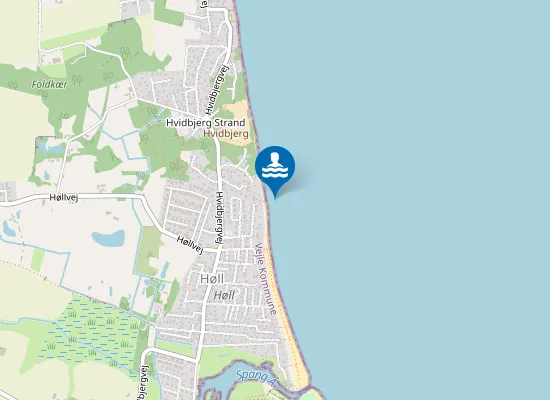 Map of FLADSTRAND, VED HØLL