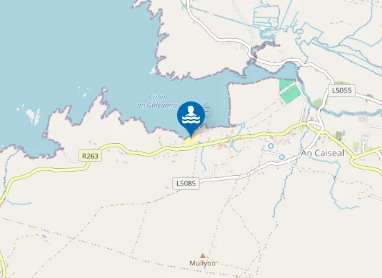 Map of An Trá Bheag (Trá Bheag an Ghleanna)