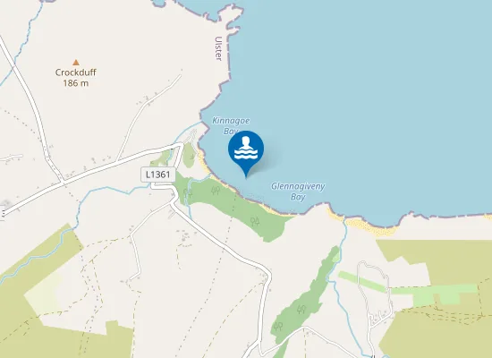 Map of Kinnagoe Bay
