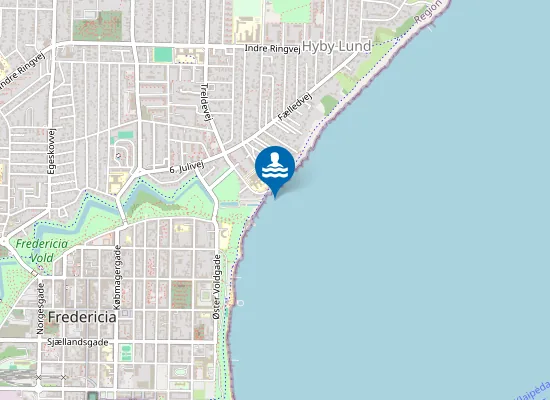 Map of ØSTERSTRAND, LUNDINGSVEJ