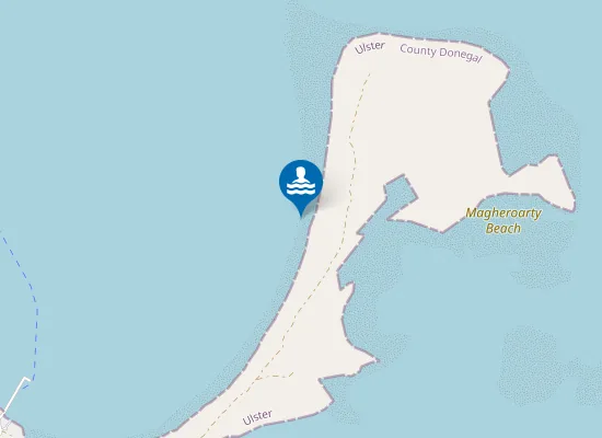 Map of Magheroarty Beach
