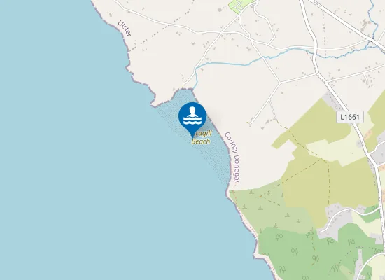 Map of Stragill Beach
