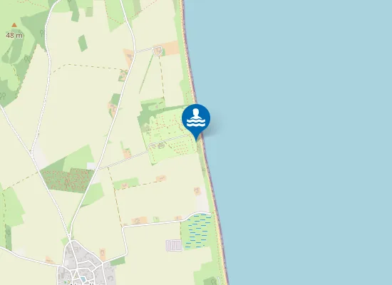 Map of NORDBY UD FOR CAMPINGPLADS