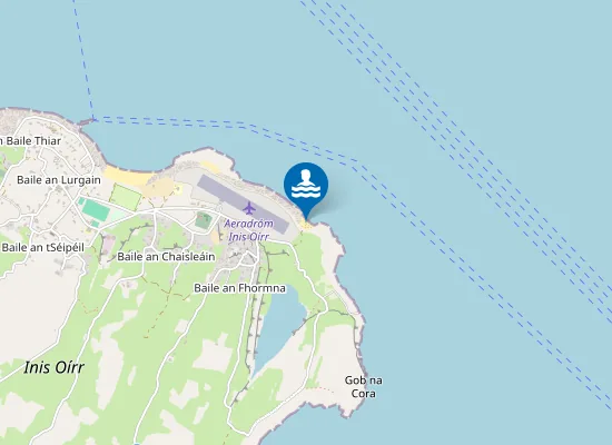 Map of Poll na gCaorach