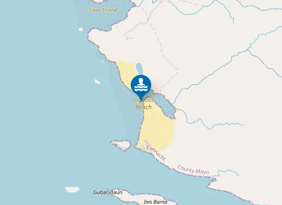 Map of Uggool Beach
