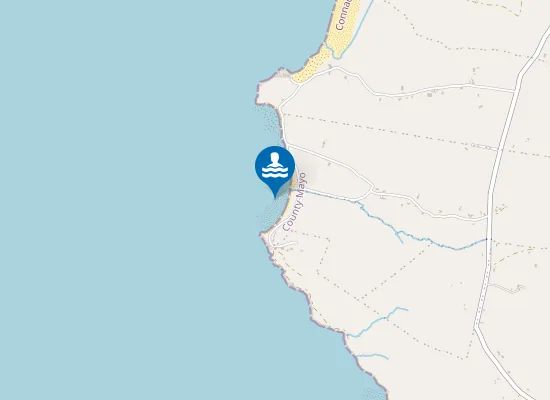 Map of Brnabaun Beach