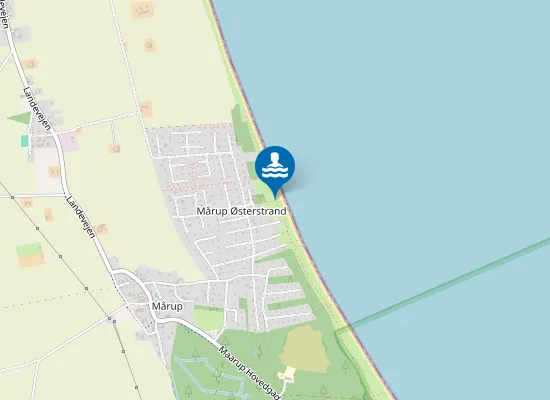 Map of MÅRUP ØSTERSTRAND V. SOMMERHUSOMRÅDE