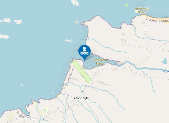 Map of Lettergesh Beach