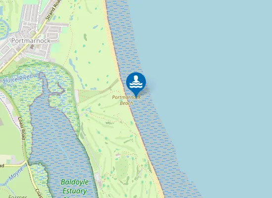 Map of Portmarnock Beach