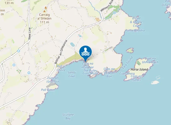 Map of Sandy Cove
