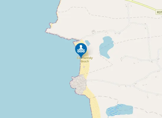 Map of Carrownisky Beach
