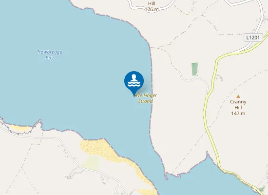 Map of Five Finger Strand