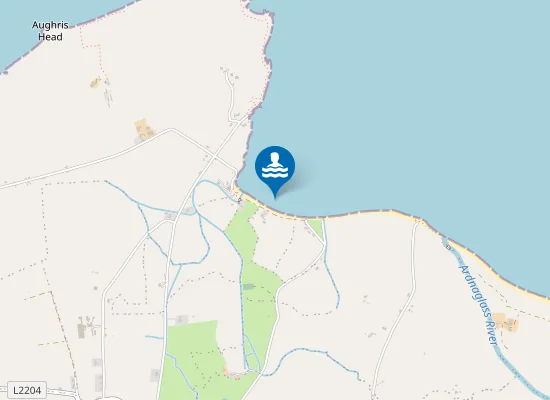Map of Aughris Beach