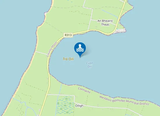 Map of Trá Oilí