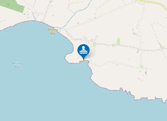 Map of Goat Island beach