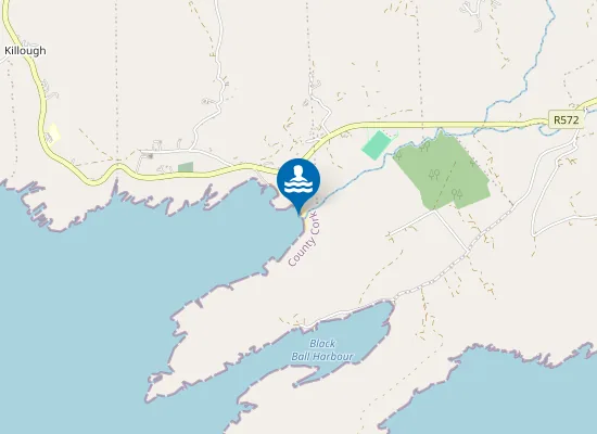 Map of Cahermore 2Nd Pebbled Beach
