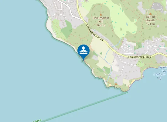 Map of Red Rock Beach