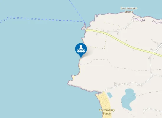 Map of Turloughbeg Strand